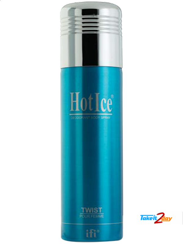 Hot Ice Twist Deodorant Body Spray For Women 200 ML (HOTW02)